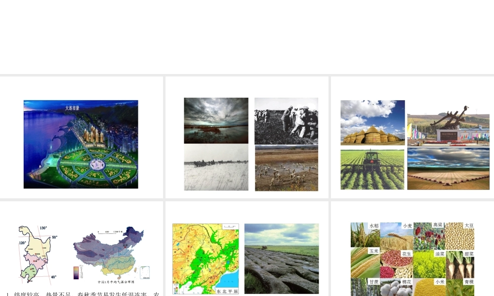 八年级地理下册 6.2 “白山黑水”-东北三省课件（2）（新版）新人教版-（新版）新人教版初中八年级下册地理课件