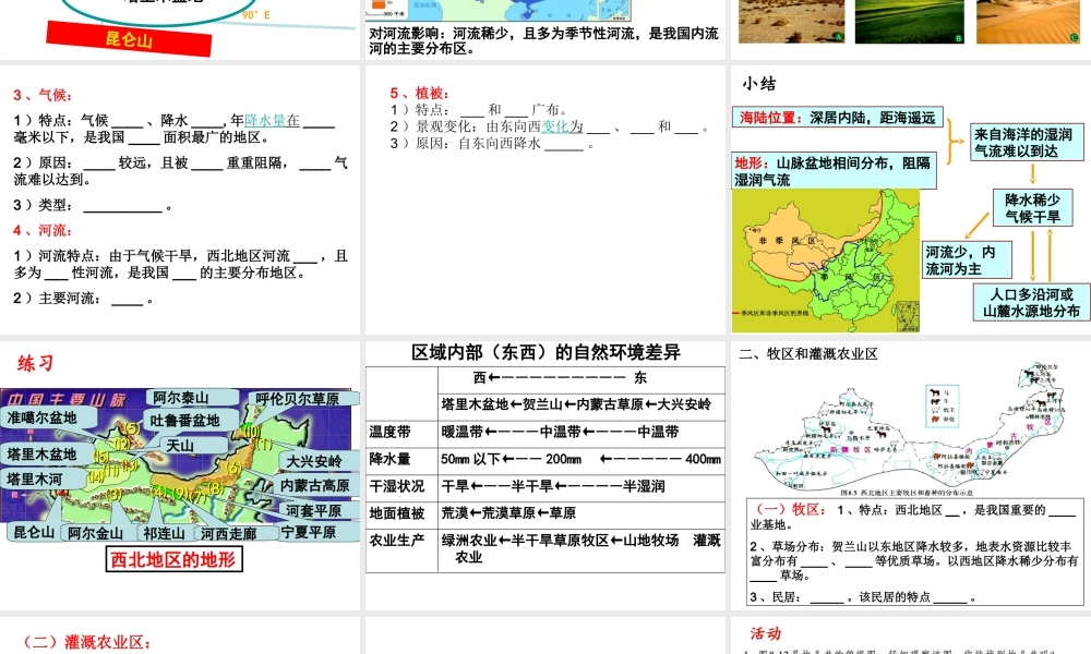 八年级地理下册 第八章 第一节自然特征与农业课件 （新版）新人教版-（新版）新人教版初中八年级下册地理课件