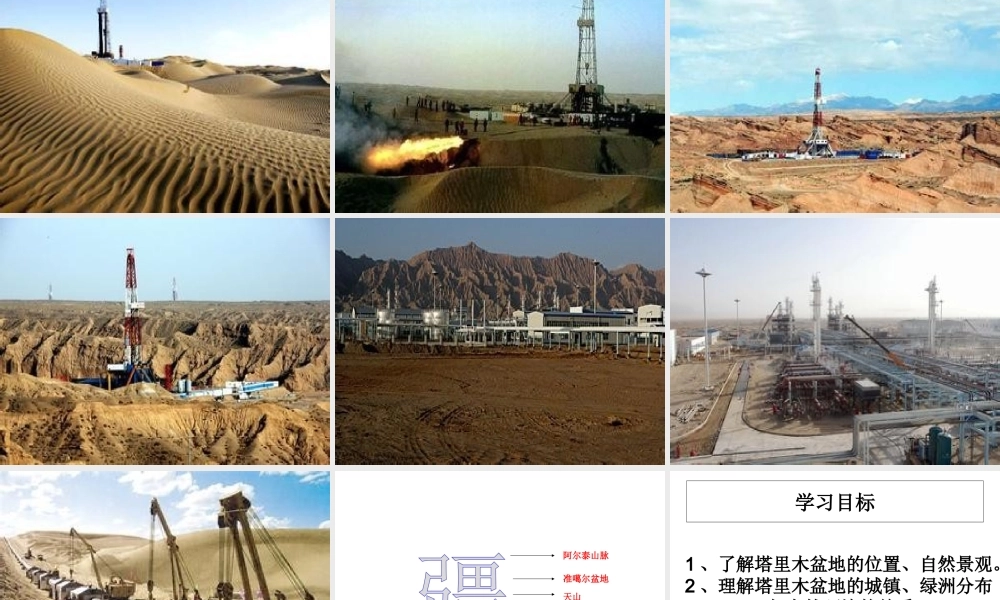 八年级地理下册 8.2 干旱的宝地──塔里木盆地课件 （新版）新人教版-（新版）新人教版初中八年级下册地理课件