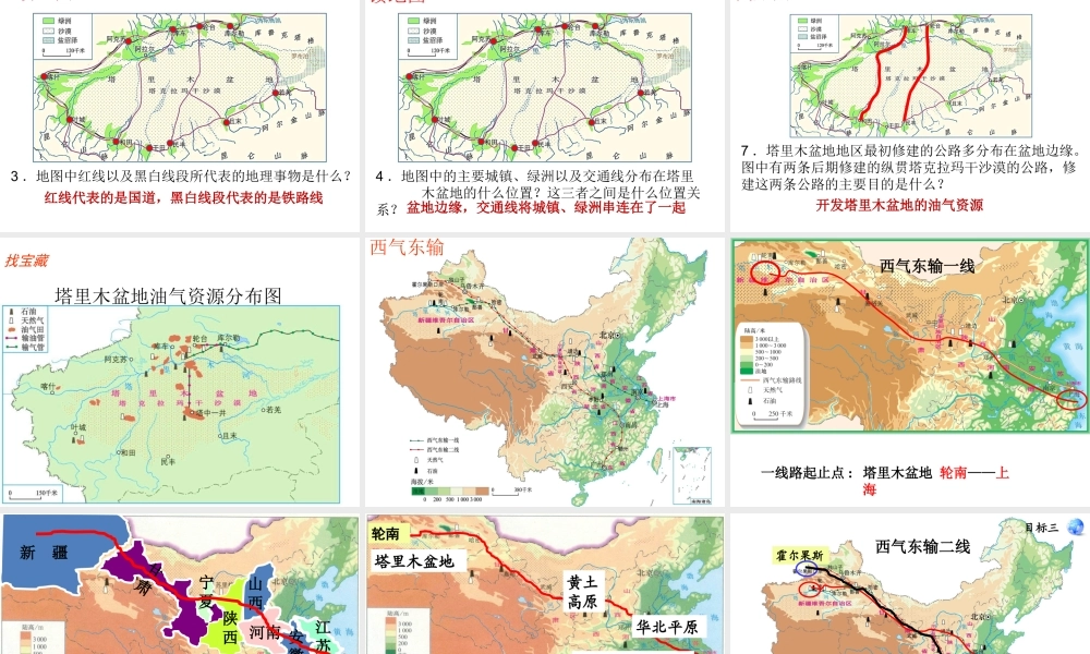 八年级地理下册 第八章 第二节 干旱的宝地 塔里木盆地课件 （新版）新人教版-（新版）新人教版初中八年级下册地理课件