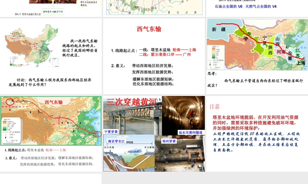 八年级地理下册 第八章 第二节 干旱的宝地——塔里木盆地课件（2）（新版）新人教版-（新版）新人教版初中八年级下册地理课件