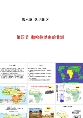 八年级地理下册 第六章 第四节 撒哈拉以南非洲精品课件 中图版-中图版初中八年级下册地理课件