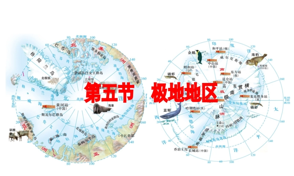 八年级地理下册 第6章 第五节 极地地区课件 中图版-中图版初中八年级下册地理课件