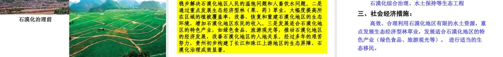 八年级地理下册 第八章 第四节 贵州省的环境保护与资源利用课件 （新版）湘教版-（新版）湘教版初中八年级下册地理课件