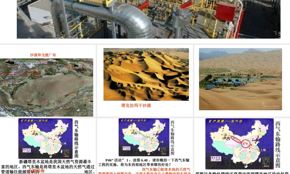 八年级地理下册 第九章 青藏地区 第二节 塔里木盆地课件 （新版）新人教版