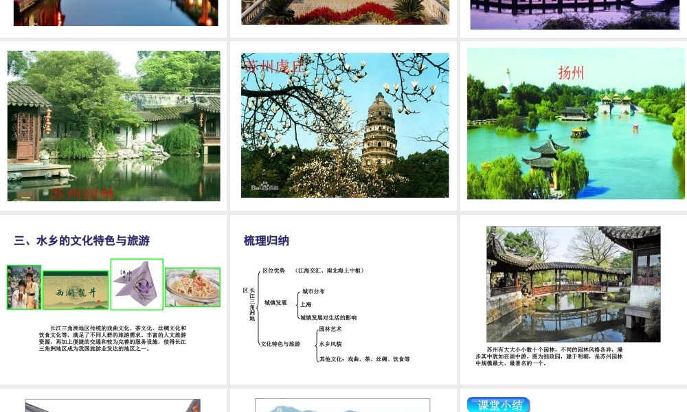 八年级地理下册 7.2“鱼米之乡”——长江三角洲地区课件2 （新版）新人教版-（新版）新人教版初中八年级下册地理课件