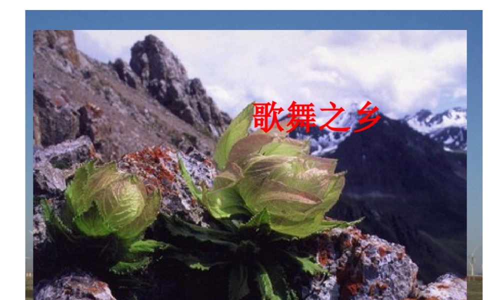 八年级地理下册 第六章 第四节《西部开发的重要阵地—新疆维吾尔》课件 新人教版