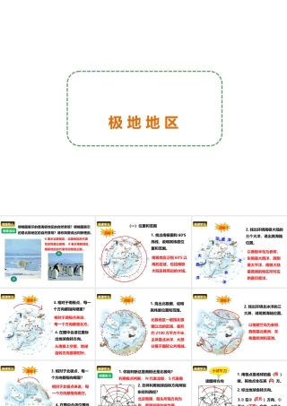 八年级地理下册 第六章 第五节 极地地区课件 中图版