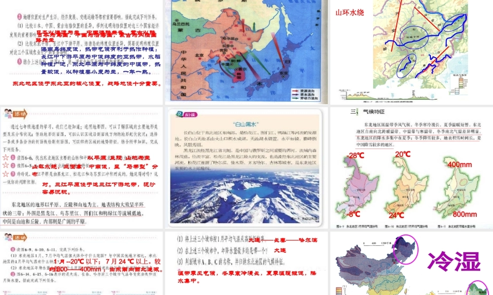 八年级地理下册 第六章 认识区域 位置与分布课件 （新版）湘教版