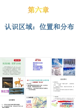 八年级地理下册 第六章 认识区域 位置与分布课件 （新版）湘教版