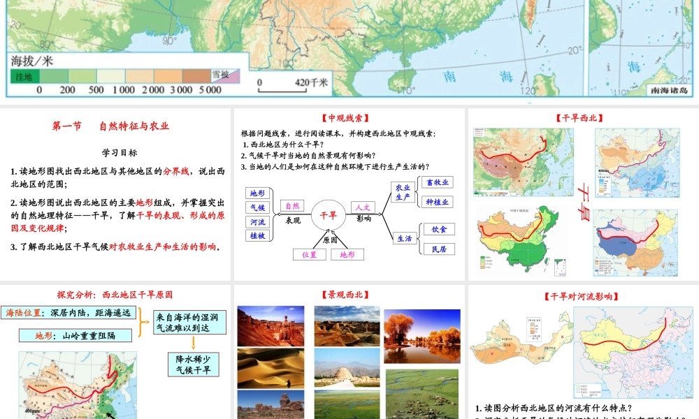 八年级地理下册 第8章 第1节 自然特征与农业课件 （新版）新人教版-（新版）新人教版初中八年级下册地理课件