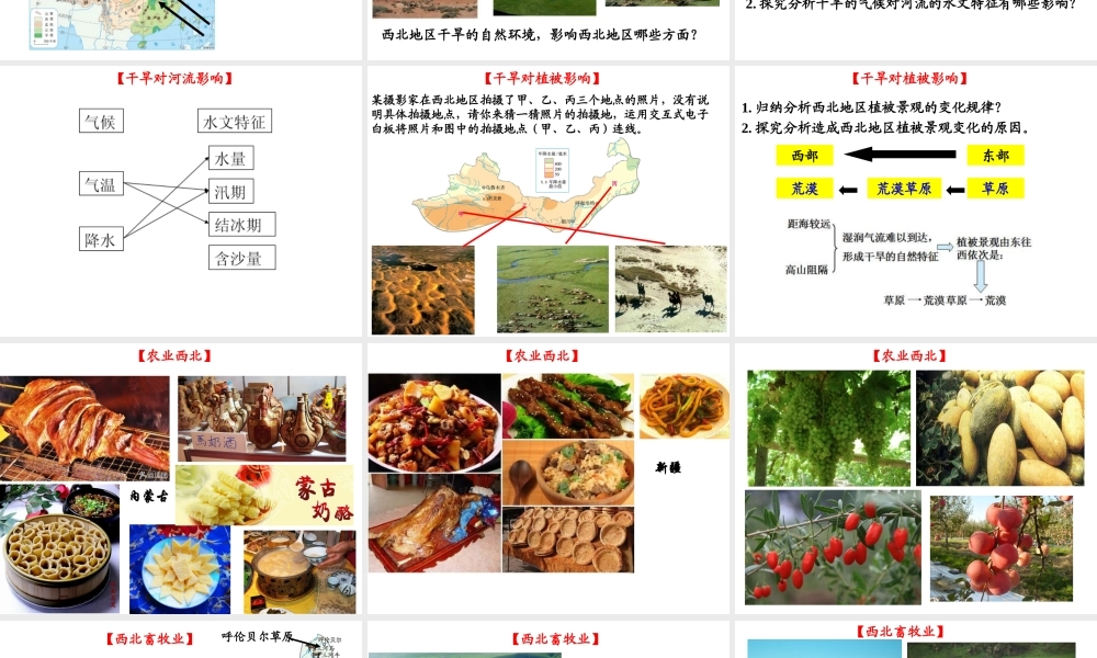 八年级地理下册 第8章 第1节 自然特征与农业课件 （新版）新人教版-（新版）新人教版初中八年级下册地理课件