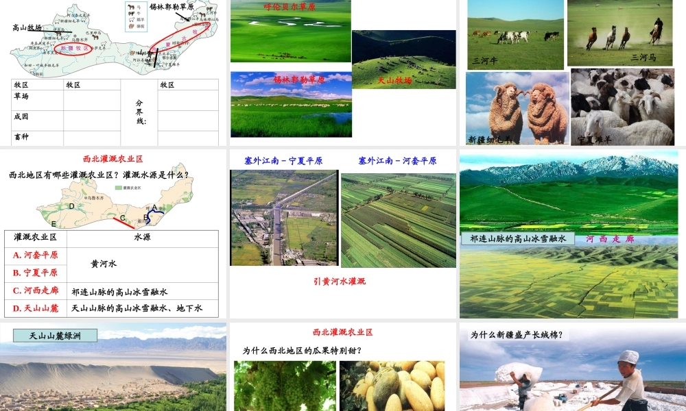 八年级地理下册 第8章 第1节 自然特征与农业课件 （新版）新人教版-（新版）新人教版初中八年级下册地理课件