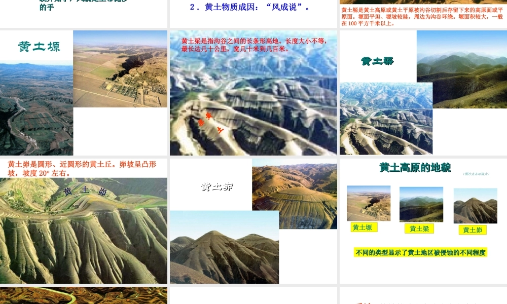 八年级地理下册 第八章 认识区域 环境与发展 第五节 黄土高原的区域发展与居民生活课件（1） （新版）湘教版