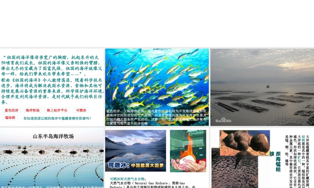 八年级地理下册 第十章 第二节 海洋的利用与保护课件 （新版）商务星球版