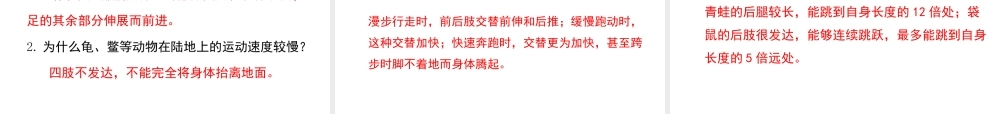 八年级生物上册 15.1 动物运动的方式课件 （新版）北师大版-（新版）北师大版初中八年级上册生物课件