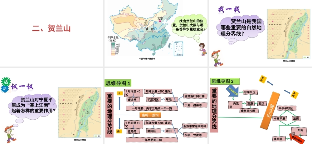 八年级地理下册 第五章 第二节 重要的地理分界线课件 （新版）粤教版-（新版）粤教版初中八年级下册地理课件