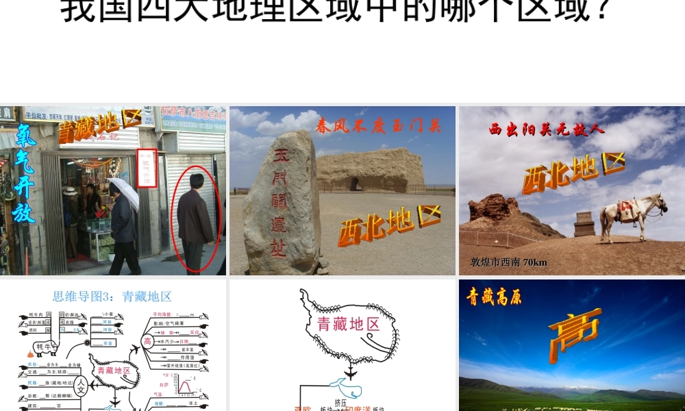 八年级地理下册 第五章 第二节《北方地区和南方地区》课件 新人教版