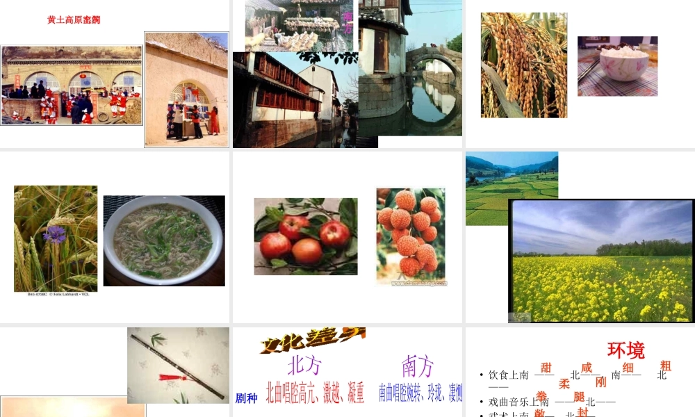 八年级地理下册《5.2 北方地区和南方地区》课件 新人教版-新人教版初中八年级下册地理课件