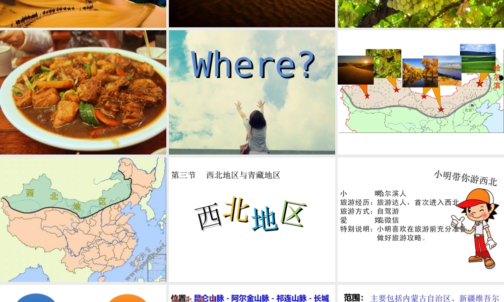 八年级地理下册 第五章 第三节 西北地区和青藏地区课件 （新版）湘教版-（新版）湘教版初中八年级下册地理课件