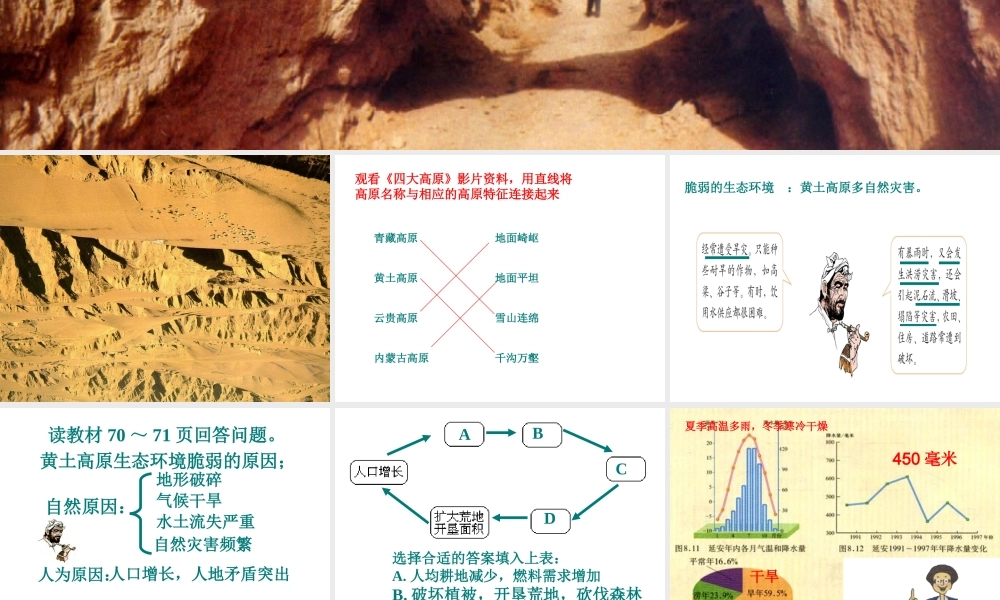 八年级地理下册 第六章 北方地区 第三节 黄土高原课件（2） （新版）新人教版