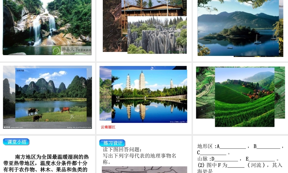 八年级地理下册 第七章 第一节 自然特征与农业课件（2）（新版）新人教版-（新版）新人教版初中八年级下册地理课件