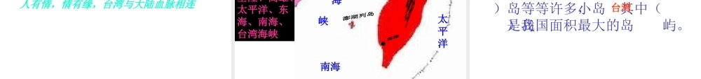 八年级地理下册 第七章 南方地区 第四节 台湾课件（2） （新版）新人教版