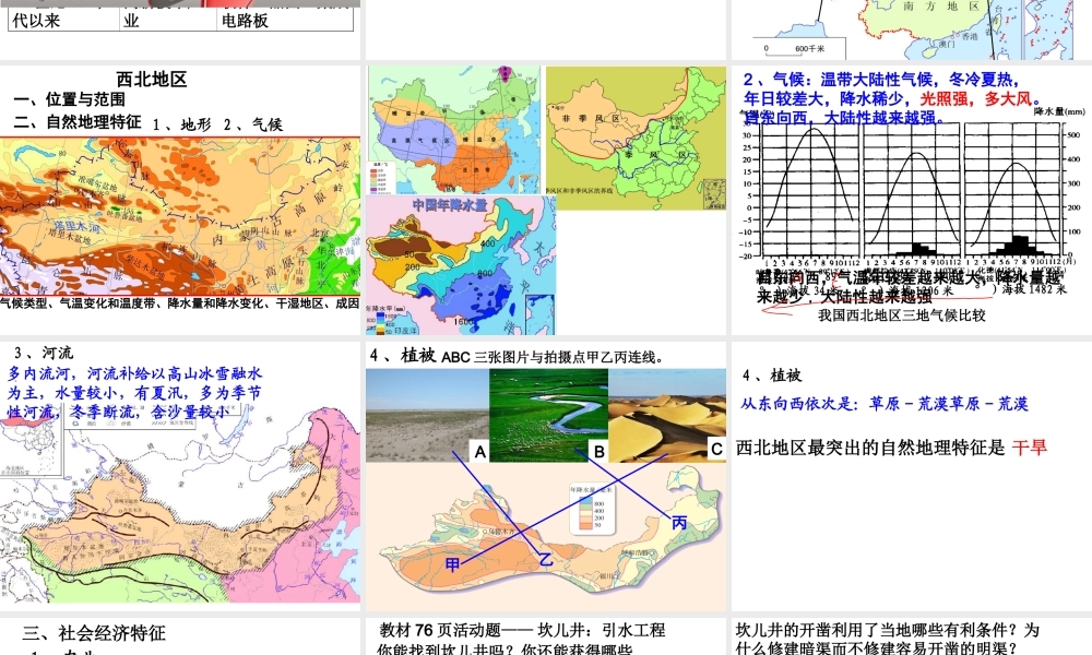 八年级地理下册《第八章 西北地区》课件 （新版）新人教版-（新版）新人教版初中八年级下册地理课件