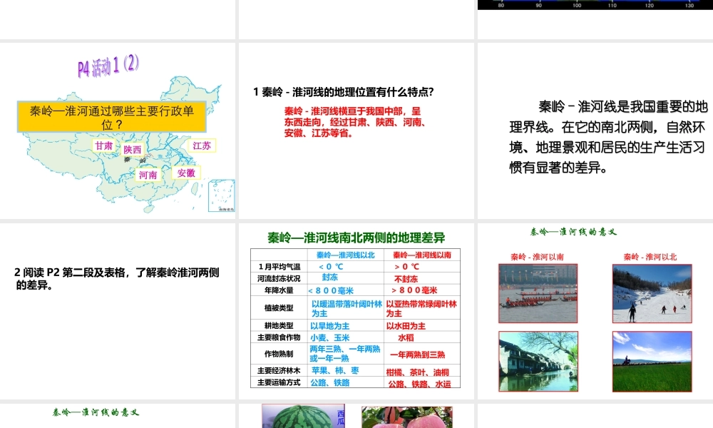 八年级地理下册 第一章 第一节 四大地理区域的划分课件 （新版）湘教版-（新版）湘教版初中八年级下册地理课件