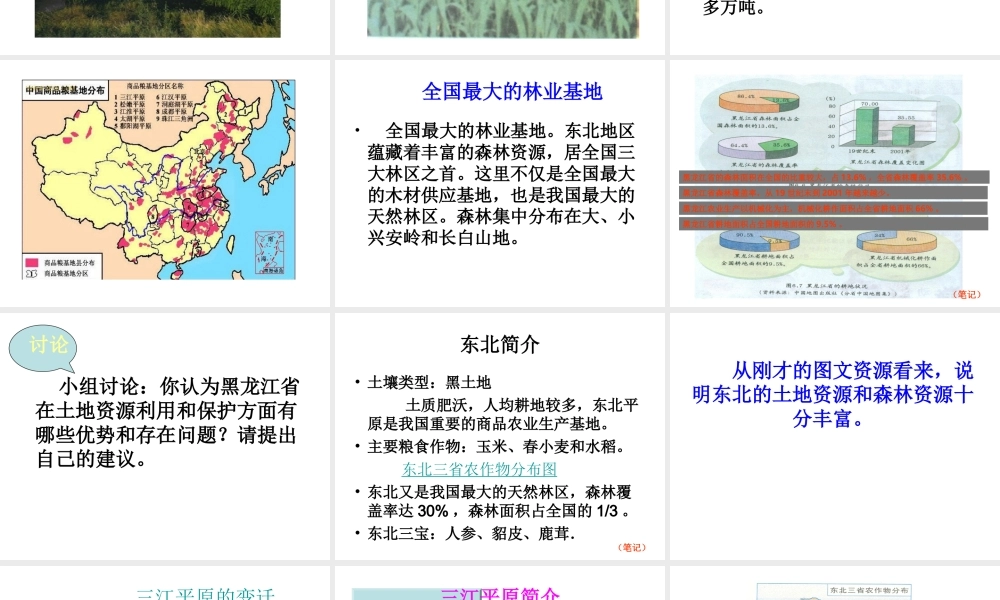 八年级地理下册 第六章 第1节《环境独特的地理单元——东北》课件2 粤教版-粤教版初中八年级下册地理课件