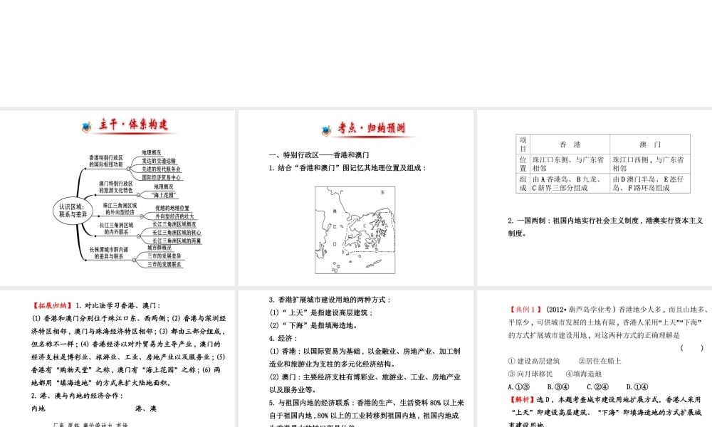 八年级地理下册 第七章 认识区域：联系与差异阶段专题复习课件 （新版）湘教版-（新版）湘教版初中八年级下册地理课件