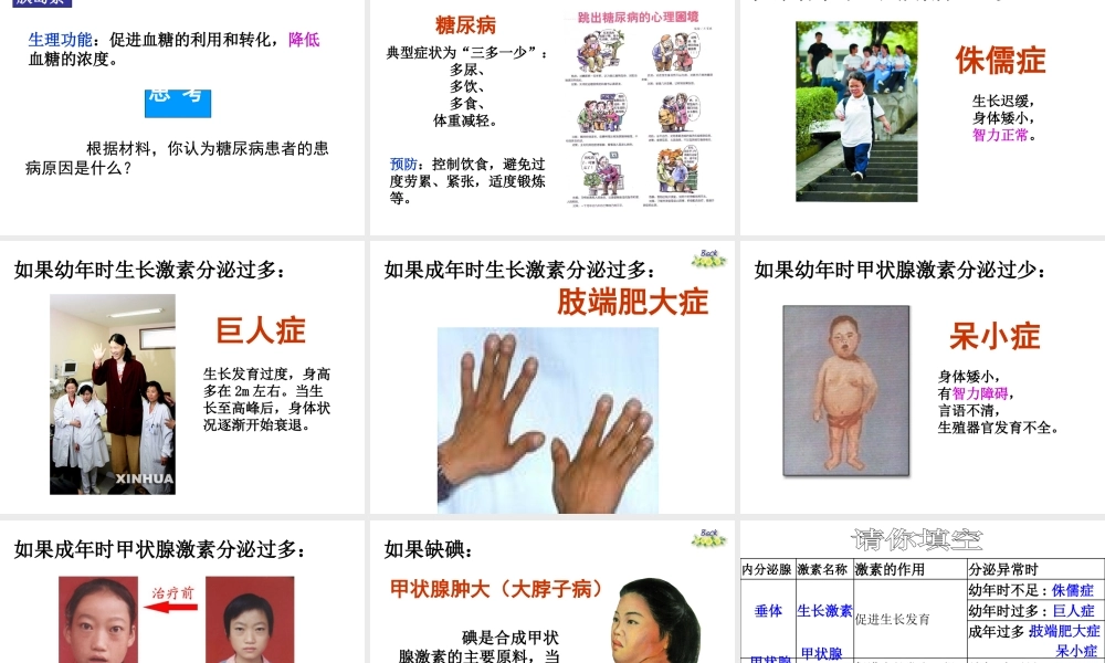 八年级生物上册 16.3 人体的激素调节课件 （新版）苏科版-（新版）苏科版初中八年级上册生物课件