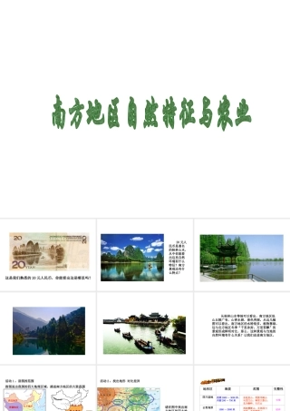 八年级地理下册 第七章第一节 自然特征与农业课件 （新版）新人教版-（新版）新人教版初中八年级下册地理课件