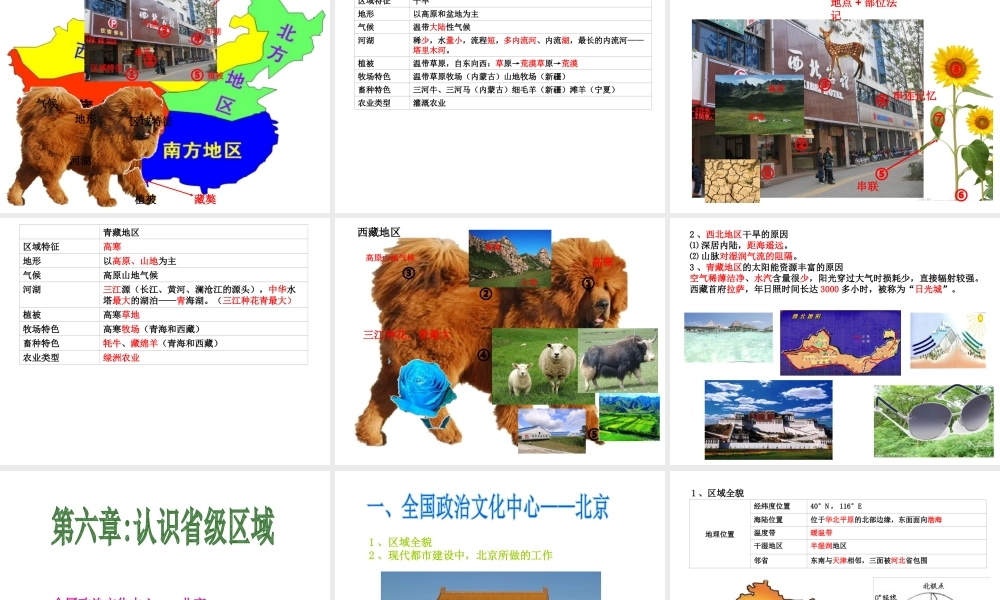 八年级地理下册 知识点课件-人教版初中八年级下册地理课件