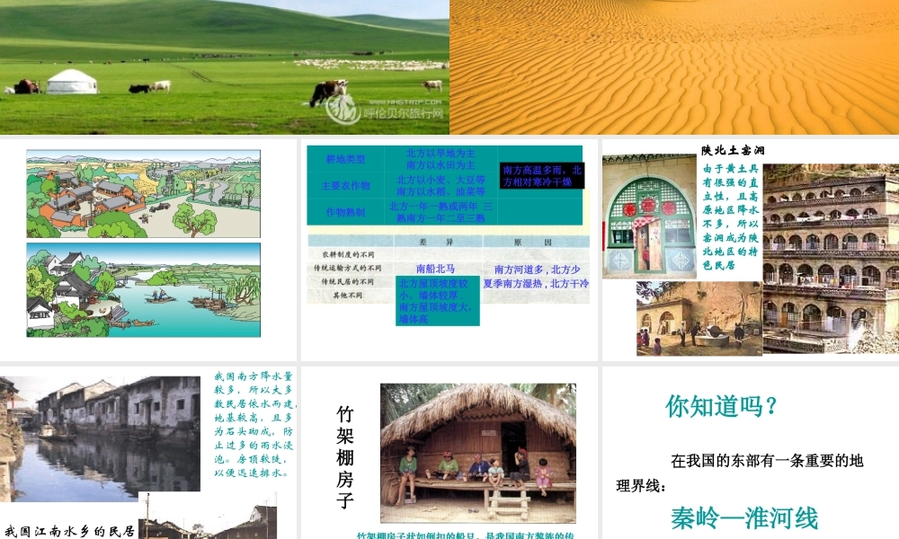 八年级地理下册 第五章 中国的地理差异 第1课时 区域差异课件（1） （新版）新人教版