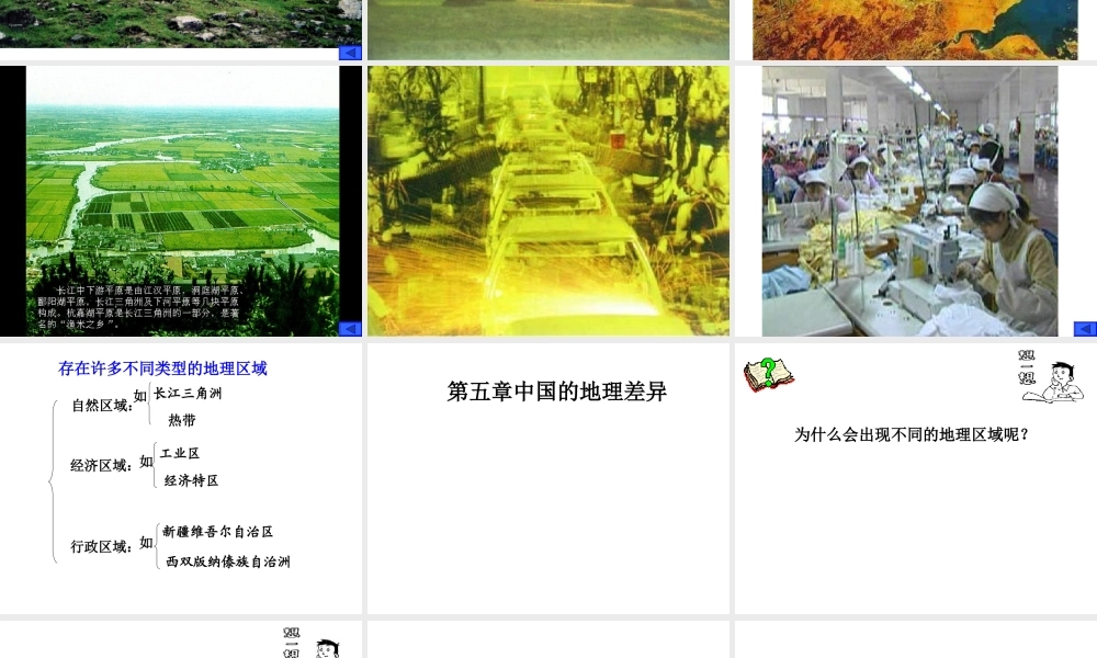 八年级地理下册 第五章 中国的地理差异 第2课时 四大地理区域划分课件 （新版）新人教版