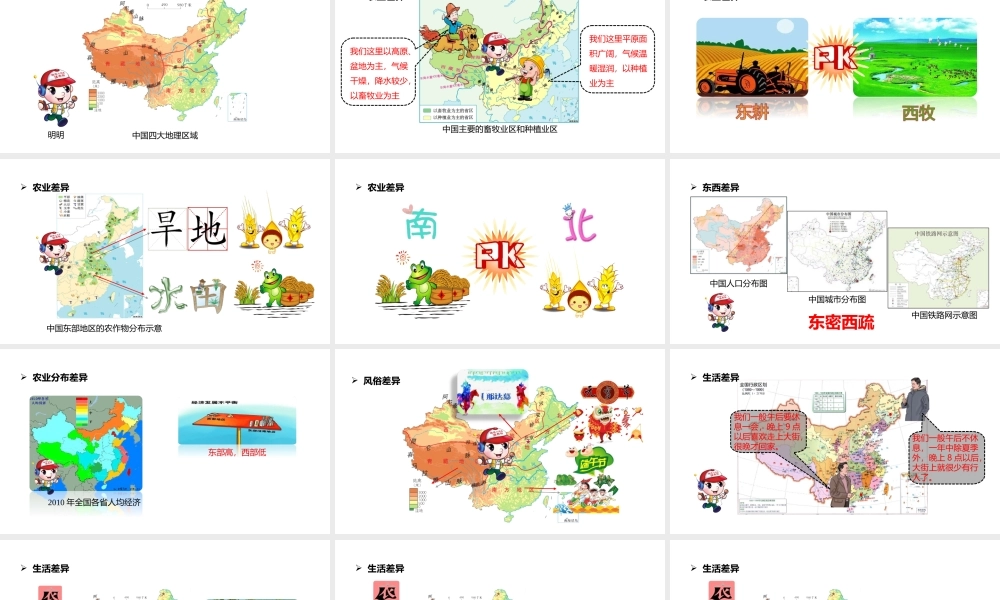 八年级地理下册 第五章 中国的地理差异 我国区域人文环境的差异课件 （新版）新人教版-（新版）新人教版初中八年级下册地理课件