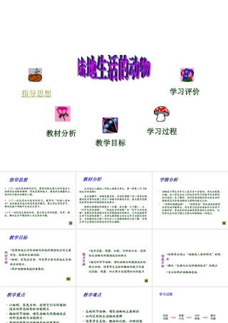 八年级生物上册  陆地生活的动物课件 人教新课标版