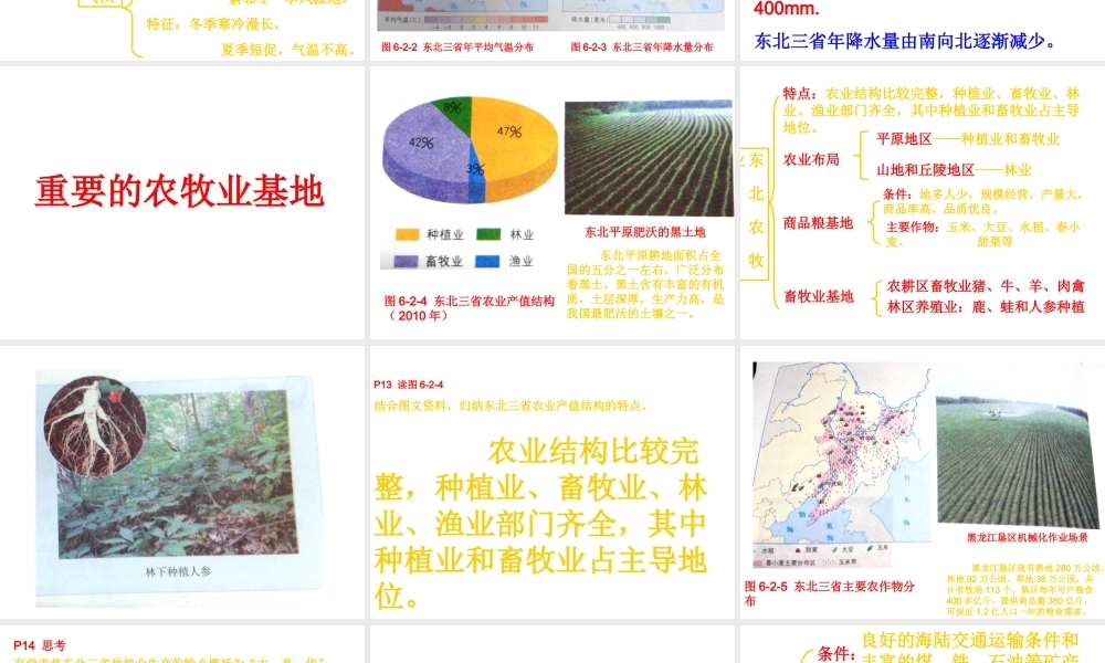 八年级地理下册 第六章 第二节 东北三省课件 （新版）商务星球版