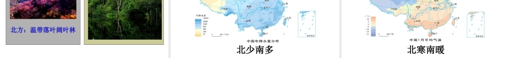 八年级地理下册 第五章 中国的地域差异 第二节 北方地区和南方地区课件 （新版）湘教版