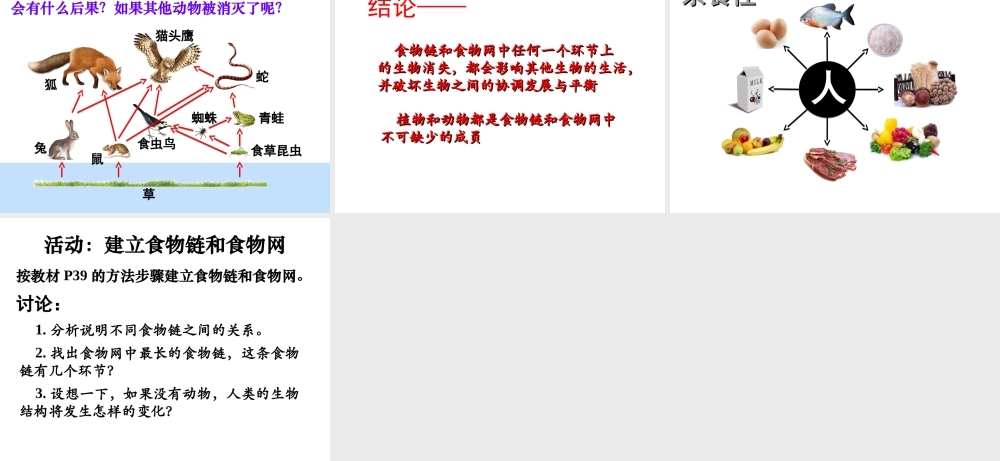 八年级生物上册 17.1动物在生物圈中的作用（第1课时）课件 （新版）北师大版