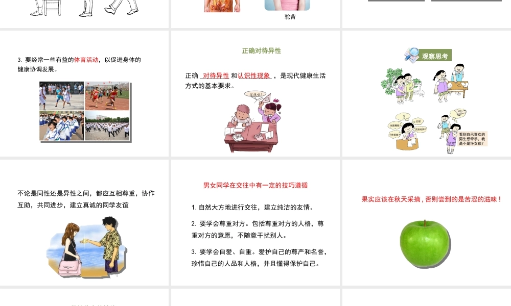 八年级生物上册 4.3.3《走向成熟》课件 （新版）济南版-（新版）济南版初中八年级上册生物课件