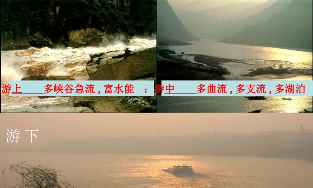 八年级地理下册 第六章 第三节 长江流域地区课件（2） 粤教版