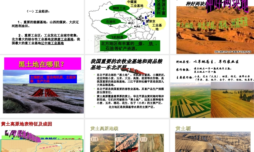 八年级地理下册 第六章 第一节 北方地区——黑土地和黄土地课件 （新版）商务星球版