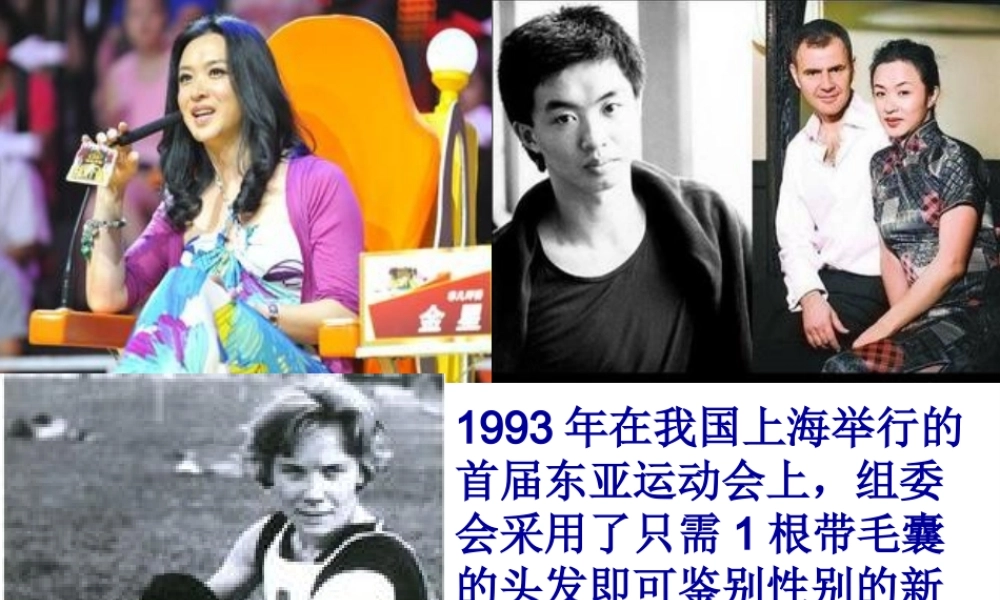 八年级生物上册 4.4.3《人类染色体与性别决定》课件 （新版）济南版-（新版）济南级全册生物课件