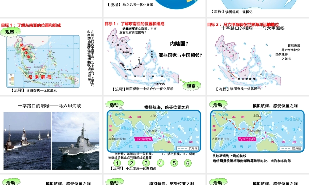 八年级地理下册 第六章 第一节 东南亚课件2 中图版-中图版初中八年级下册地理课件