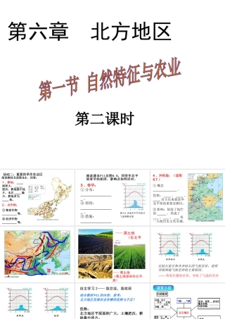 八年级地理下册 第六章 第一节 自然特征与农业课件（2）（新版）新人教版-（新版）新人教版初中八年级下册地理课件