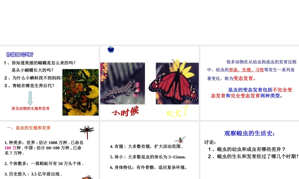 八年级生物上册 19.2《动物的生殖和发育》课件2 （新版）北师大版-（新版）北师大级上册生物课件
