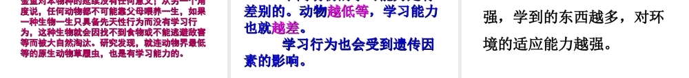 八年级生物上册 5.2.2《先天性行为和学习行为》课件4 （新版）新人教版-（新版）新人教版初中八年级上册生物课件