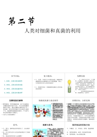 八年级生物上册 5.4.5 人类对细菌和真菌的利用课件 （新版）新人教版-（新版）新人教版初中八年级上册生物课件